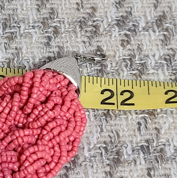 Coral bib chunky necklace - Picture 8 of 8